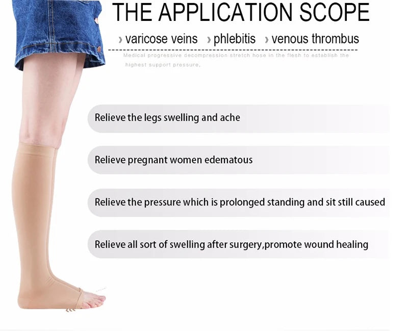 Women's Medical Compression Socks 20-30mmHg – 5 Pairs Varicose Veins, Diabetes, Nurse & Sports Running
