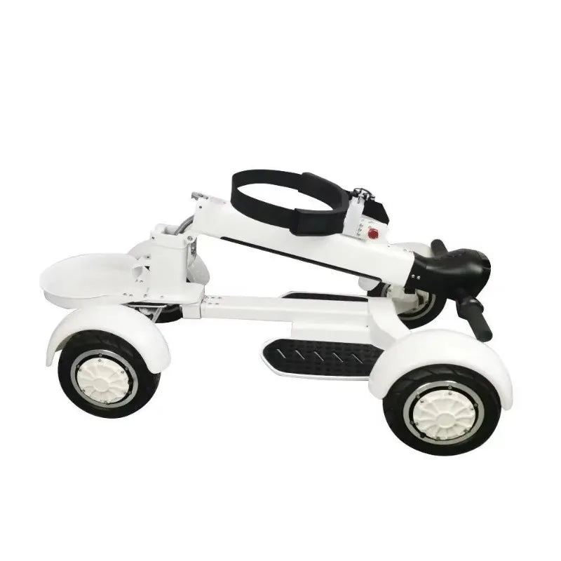 Portable Foldable Electric Golf Cart — 4-Wheel Scooter with Remote Control