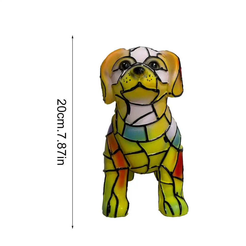 Animal Table Lamp – Colorful Resin Accent