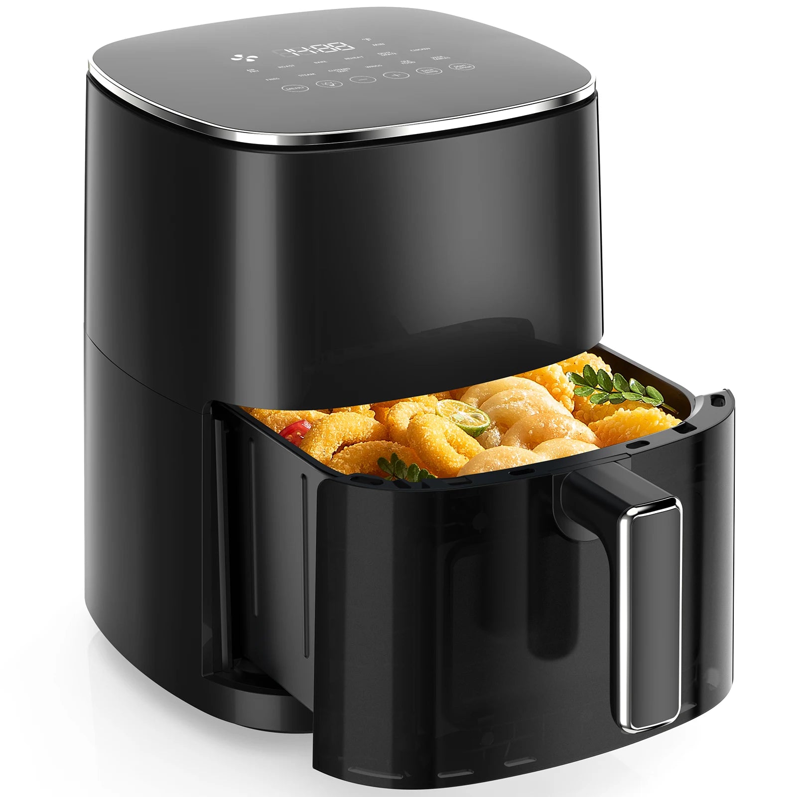 6 Quart Air Fryer with Window — 12-in-1 Square Electric Air Fryer, 400°F