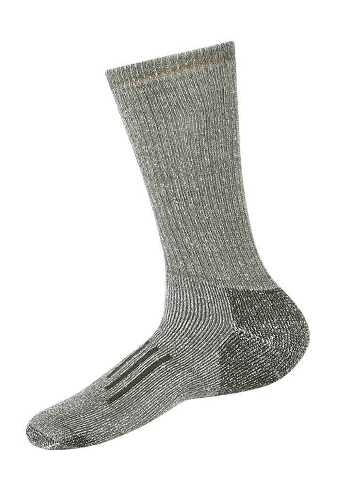 Merino Wool Hiking Crew Socks for Cold Weather