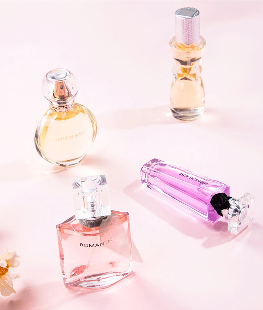 Women’s Floral Pheromone Fragrance Gift Box Set 105ml – 4-Piece Feminine Charm Spray Collection