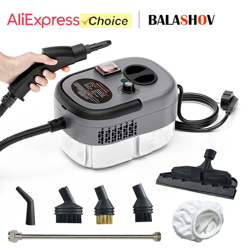 2500W Handheld Steam Cleaner – High Temperature for Air Conditioner, Kitchen Hood & Car (110V/220V)