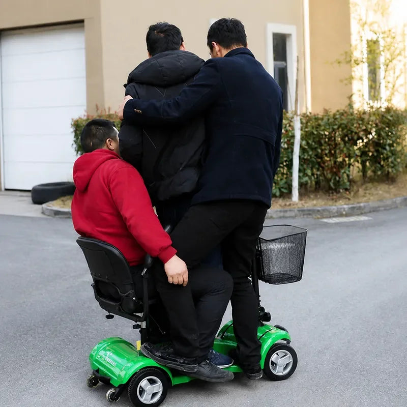 Foldable 4-Wheel Electric Mobility Scooter – Portable Travel Model