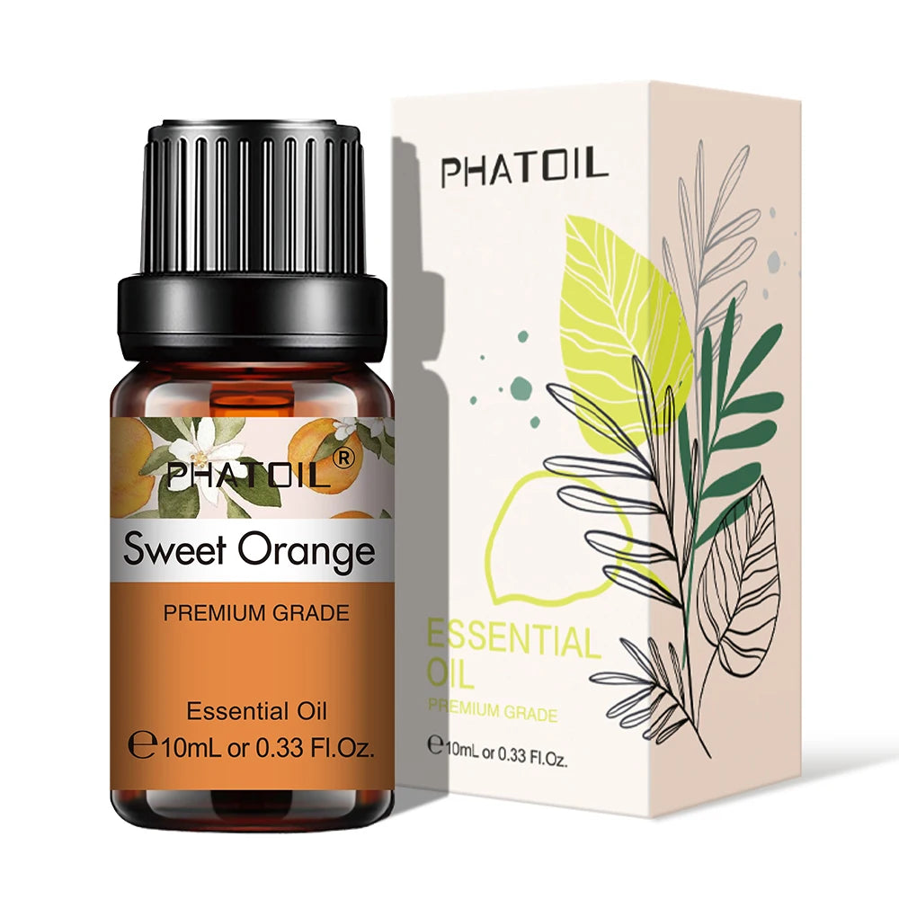 Pure Plant Essential Oil 10ml – Aromatherapy Oil for Diffusers, Humidifiers & DIY, 37 Scents
