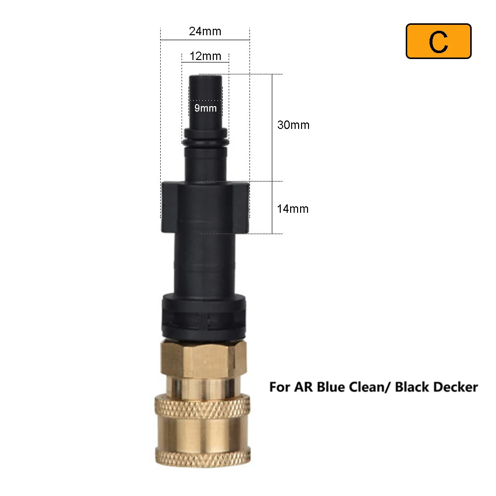 Pressure Washer Adapter – 1/4" Quick Release Connector for Karcher, Bosch, Nilfisk, LAVOR & More