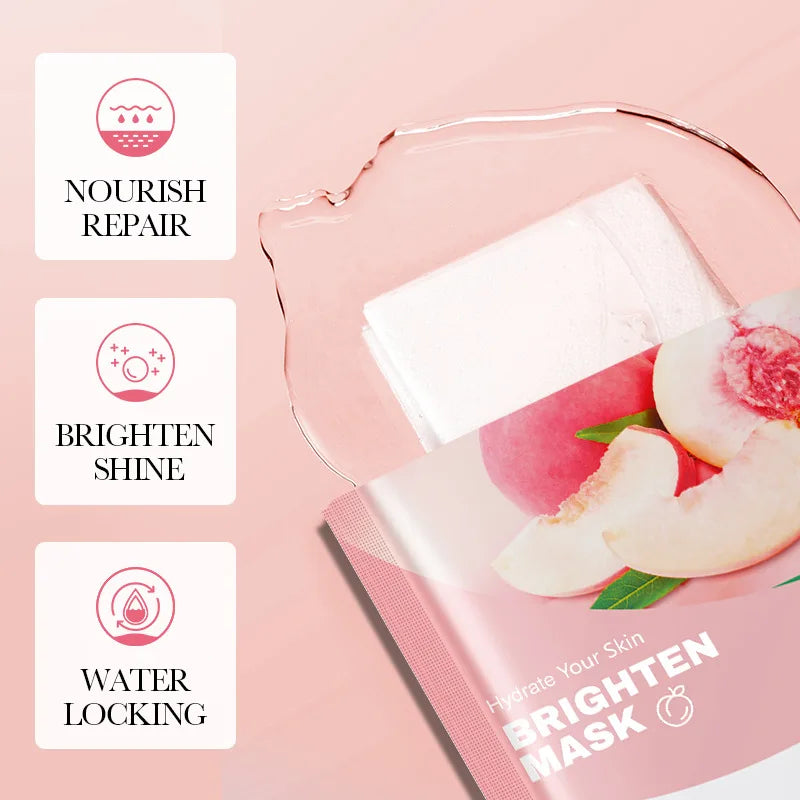 Fruit Facial Sheet Masks — Moisturizing 10 Pack