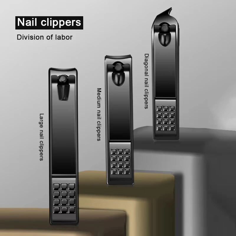 Stainless Steel Nail Clipper & Pedicure Set — Multi-Pack