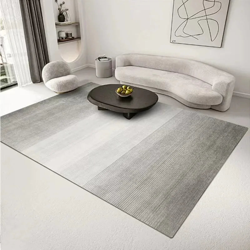 Modern Nordic Soft Lounge Rug – Washable Anti-Slip Large Area Carpet for Living Room & Bedroom, 24 Colors & 10 Sizes