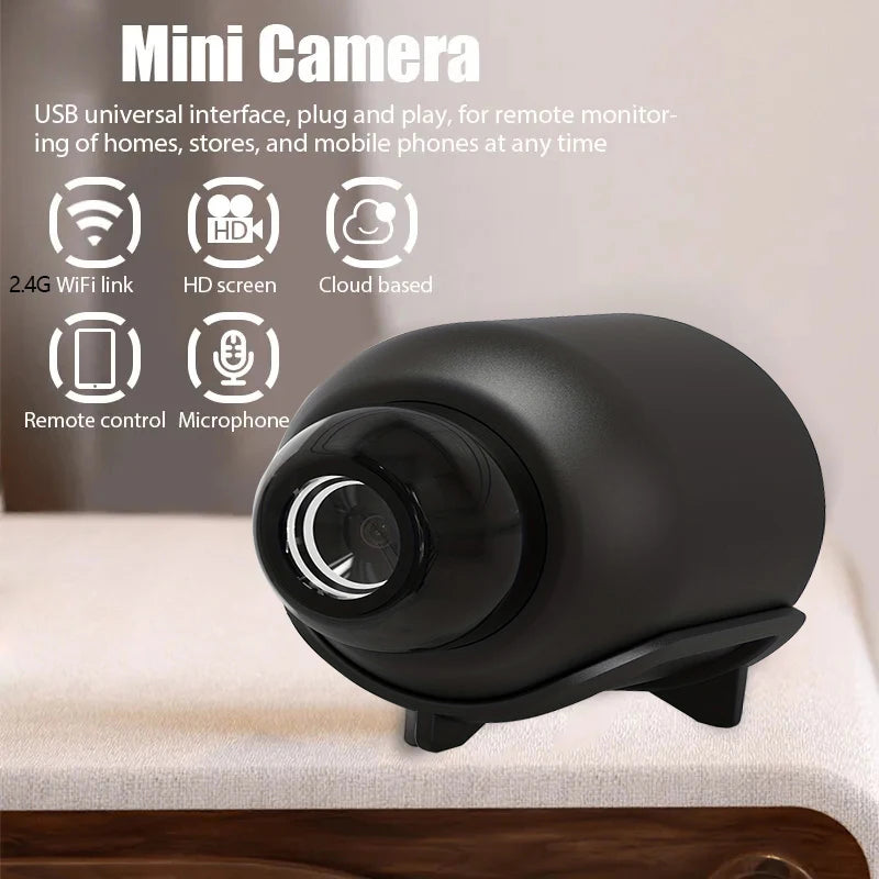 Watch Over What Matters — X5 Mini WiFi Surveillance Camera | 1080P Full HD, Night Vision, Motion Detection, Wireless, Lightweight