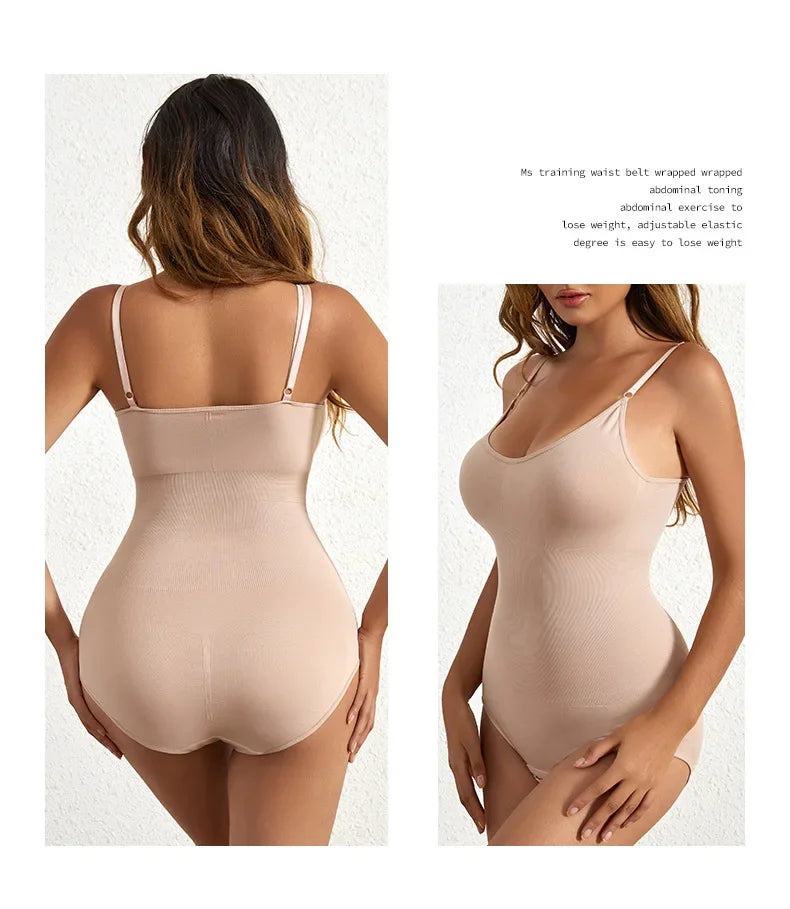Seamless Tummy Control Butt-Lifting Bodysuit Shaper — Everyday Shapewear for Women