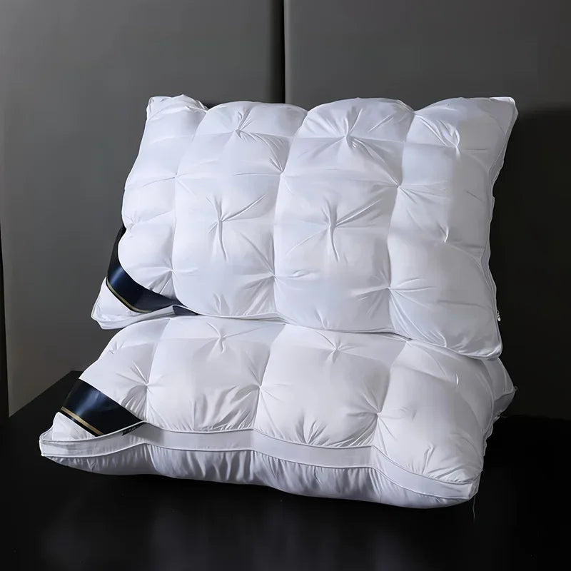 Hotel-Grade Twisted Pillow Core – Soft Supportive Bed Pillow, 48x74cm, Single