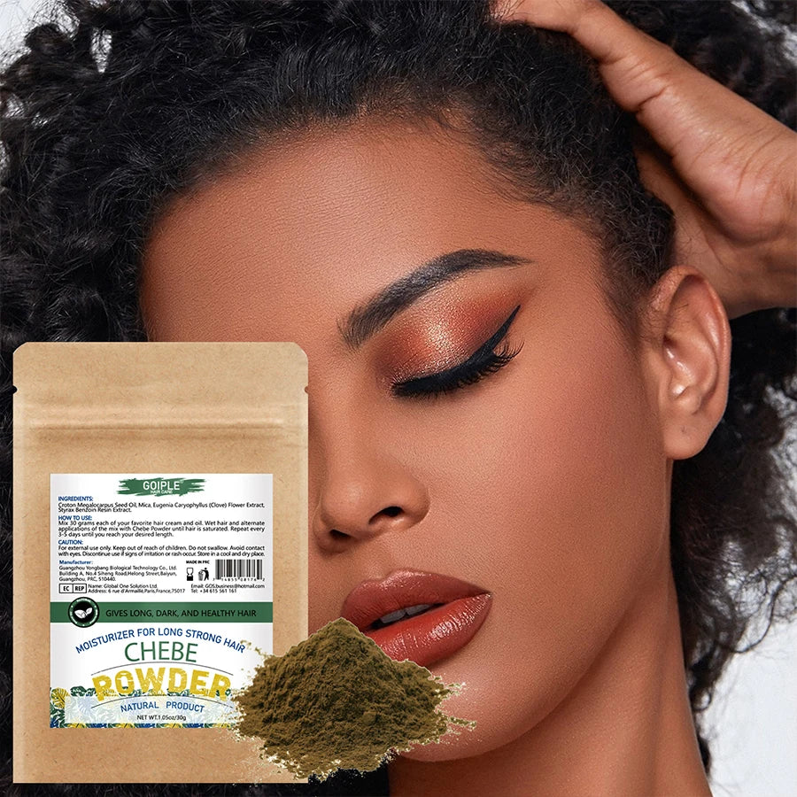 GOIPLE Chebe Hair Care Products Deep Nourish & Moisturize Conditioner Smoothing Anti-loss Breakage Hair Oil or Butter or Powder