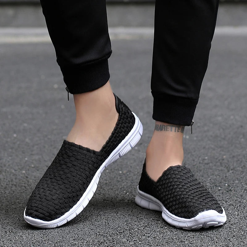 Unisex Handwoven Breathable Loafer Flats