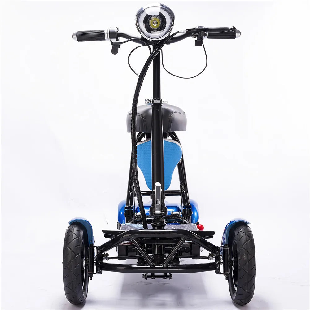 4-Wheel Mobility Scooter for Seniors, Foldable Electric Wheelchair