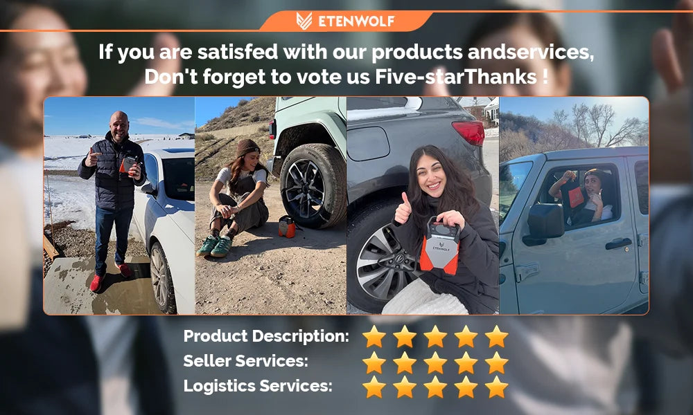 Portable Tire Inflator with Built-In Hose and Storage