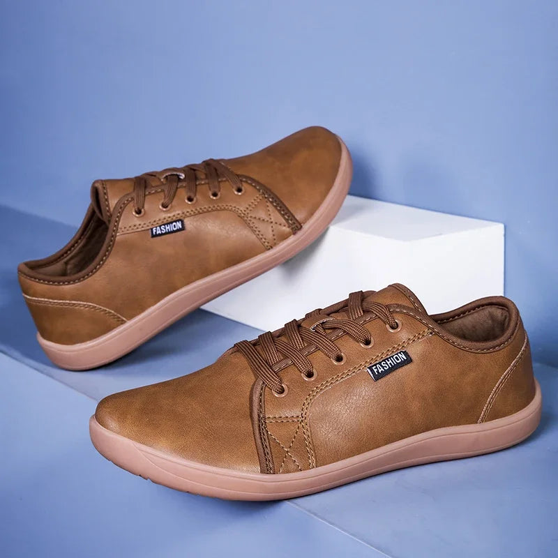 Men's Waterproof Barefoot Minimalist Sneakers — Wide Toe