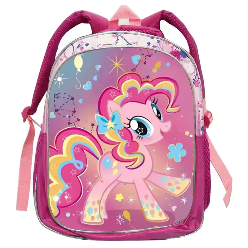 My Little Pony Rainbow Equestria Leather Backpack – Kids Kindergarten School Bag