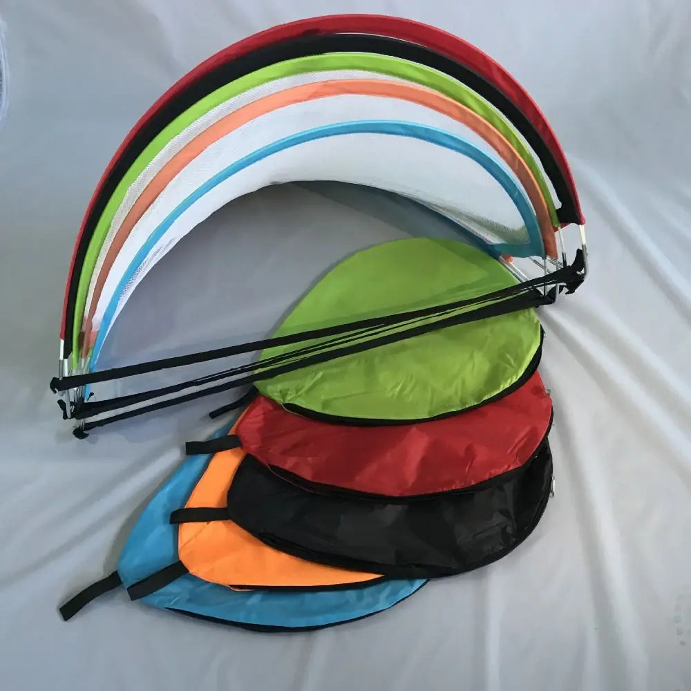Pop-Up Soccer Goals Set – Folding Football Nets with Carrying Case, Interactive Training Toy for Kids & Adults