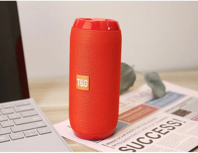 Wireless Portable Bluetooth Speaker — 360° Sound, Waterproof & Long Battery Life