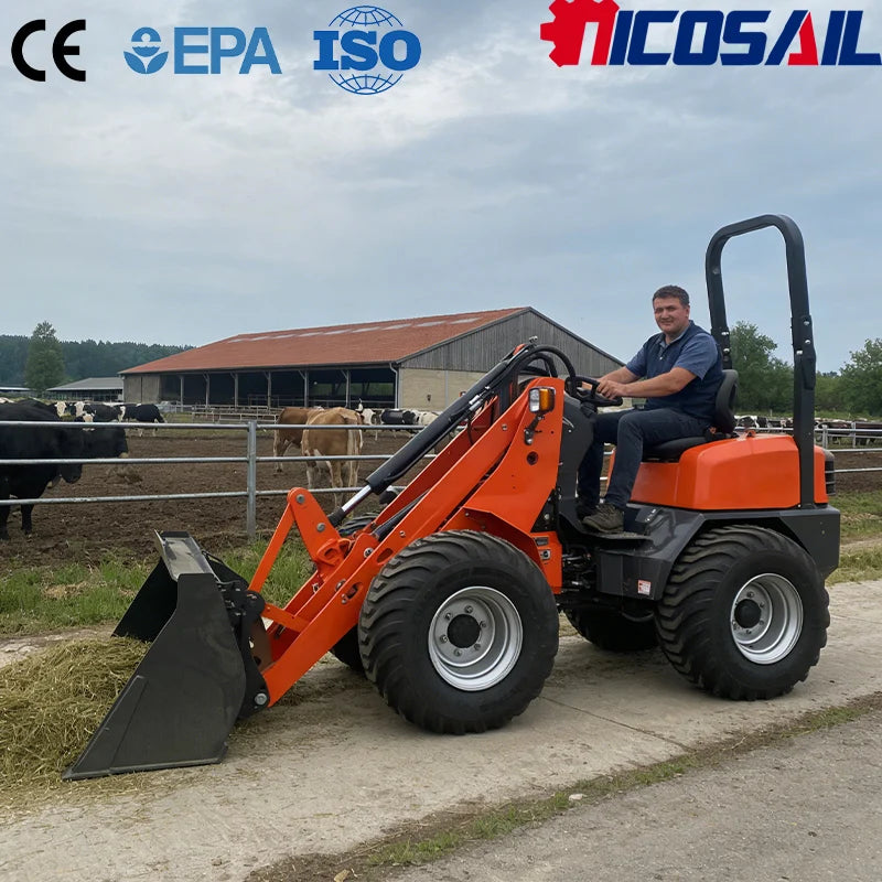 Nicosail KZL918 Telescopic Loader – CE Approved 800kg Heavy Duty for Construction, Farm & Landscaping