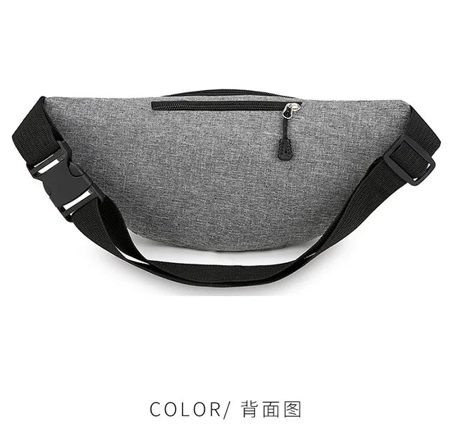 Adjustable Multi-Pocket Waist Bag – Commuter Shoulder Strap Travel Bag for Outdoor Sports