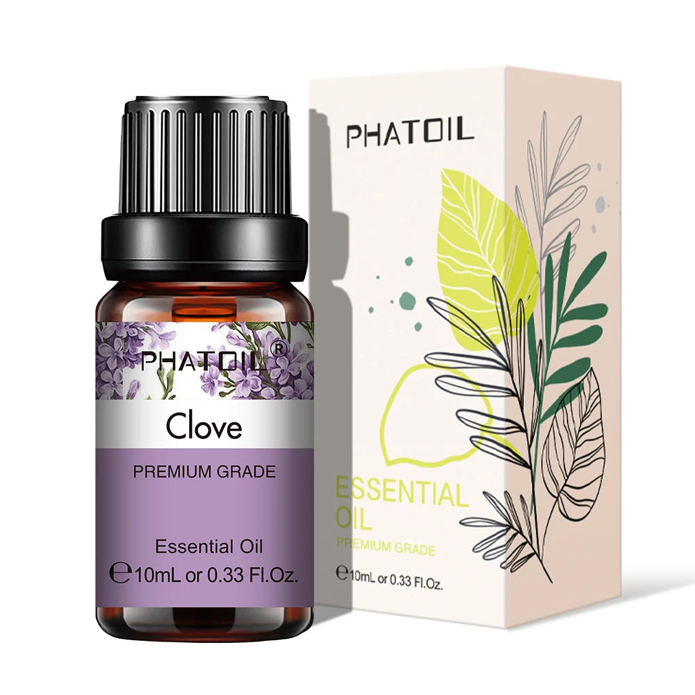 Pure Plant Essential Oil 10ml – Aromatherapy Oil for Diffusers, Humidifiers & DIY, 37 Scents