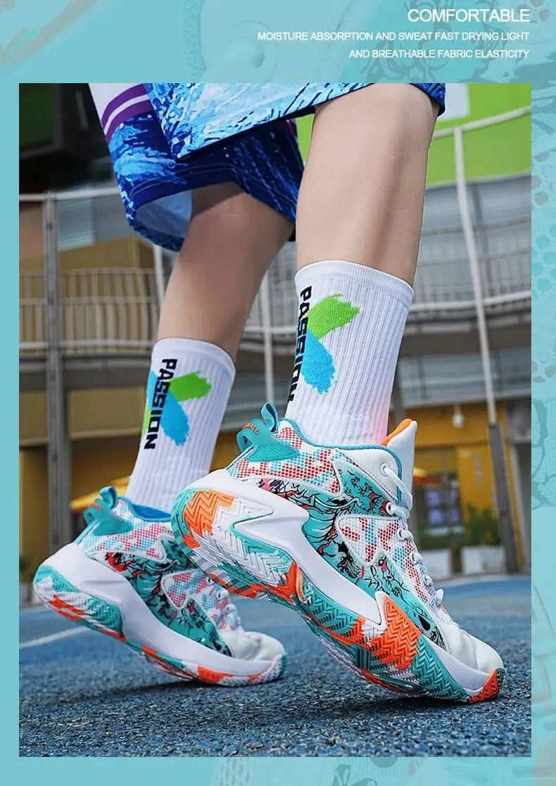 Women's Non-Slip Basketball Sneakers – Lightweight Casual Tennis Shoes