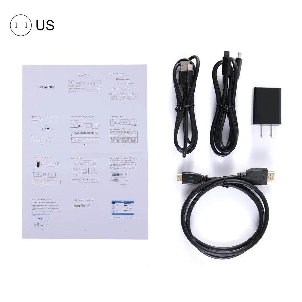 15.6-Inch Dual Screen Portable Monitor – Full HD IPS Touch