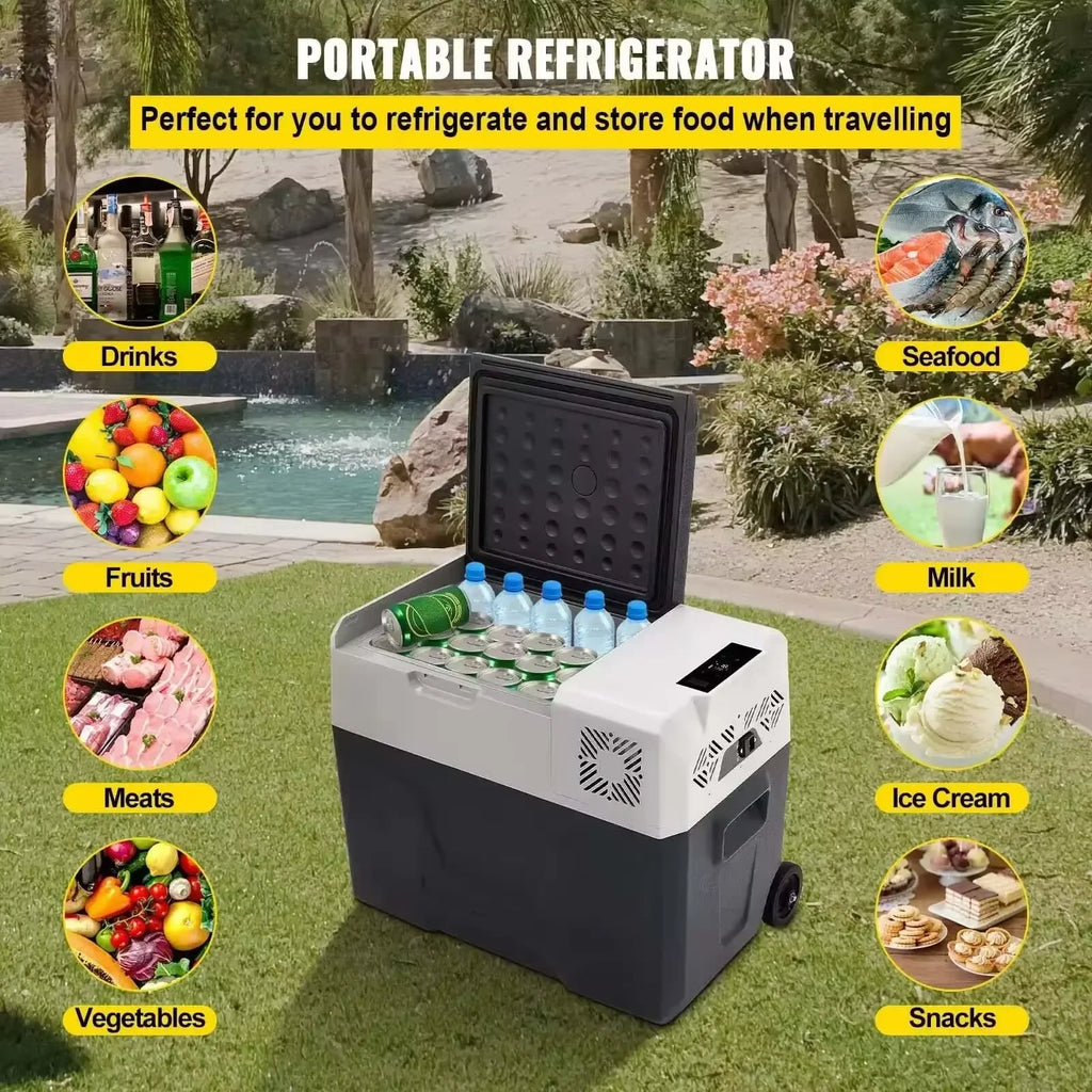 SIHAO Car Refrigerator — 20L 22L 35L 45L 55L Portable Compressor Mini Fridge Freezer DC 110-240V for Camping & Ice Box