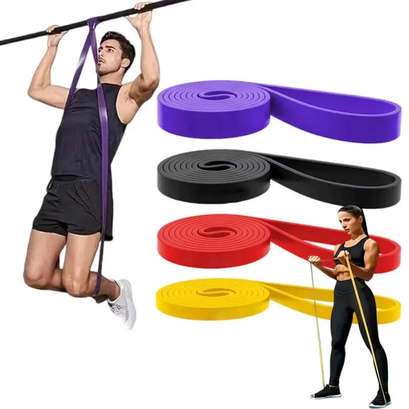 4-Piece Latex & TPE Resistance Band Set – Pull Up Training, Elastic Tension Bands for Yoga, Fitness & Weight-Bearing Workouts