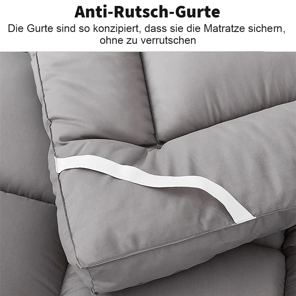 Thickened 3D Fiber Mattress – Soft Cushion, Non-Slip with Band, Multiple Sizes, Bedroom Mattress