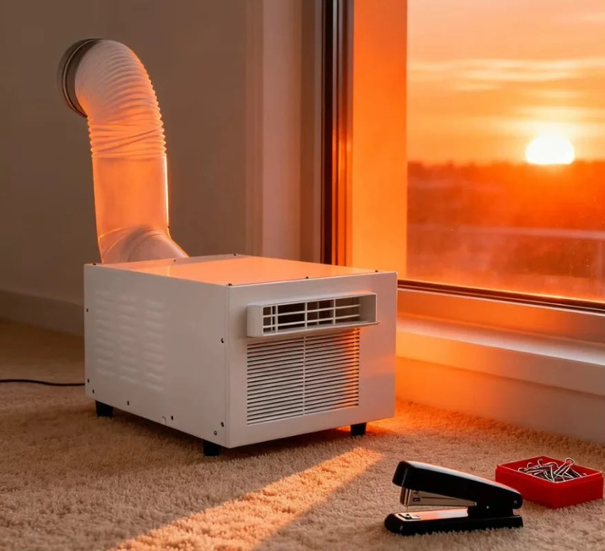 Portable Air Conditioner with R290 Refrigerant — Real Compressor Mini Window AC with Fast Cooling & Remote Control