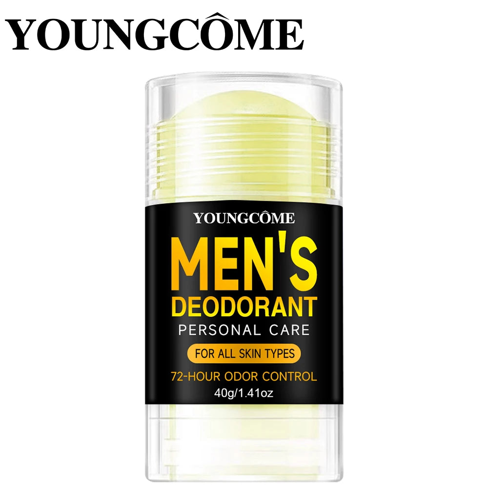 Men's Sandalwood Deodorant Stick – Anti-Sweat Long-Lasting Armpit Refresh