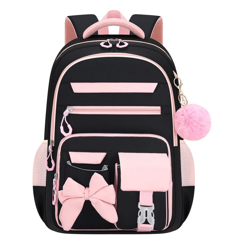 Bow-Knot School Backpack – Bag & Matching Set Options