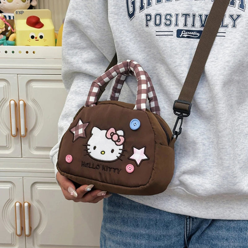 Hello Kitty Sanrio Shoulder Bag – Large Capacity Cute Anime Bag for Women