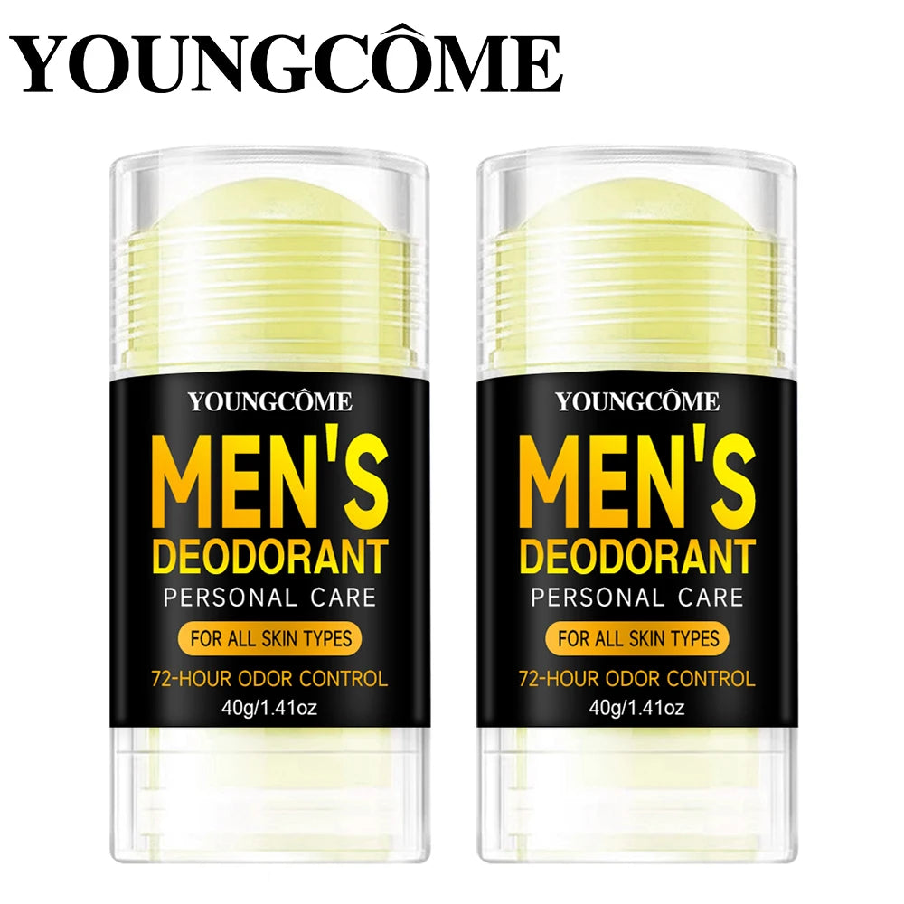 Men's Sandalwood Deodorant Stick – Anti-Sweat Long-Lasting Armpit Refresh