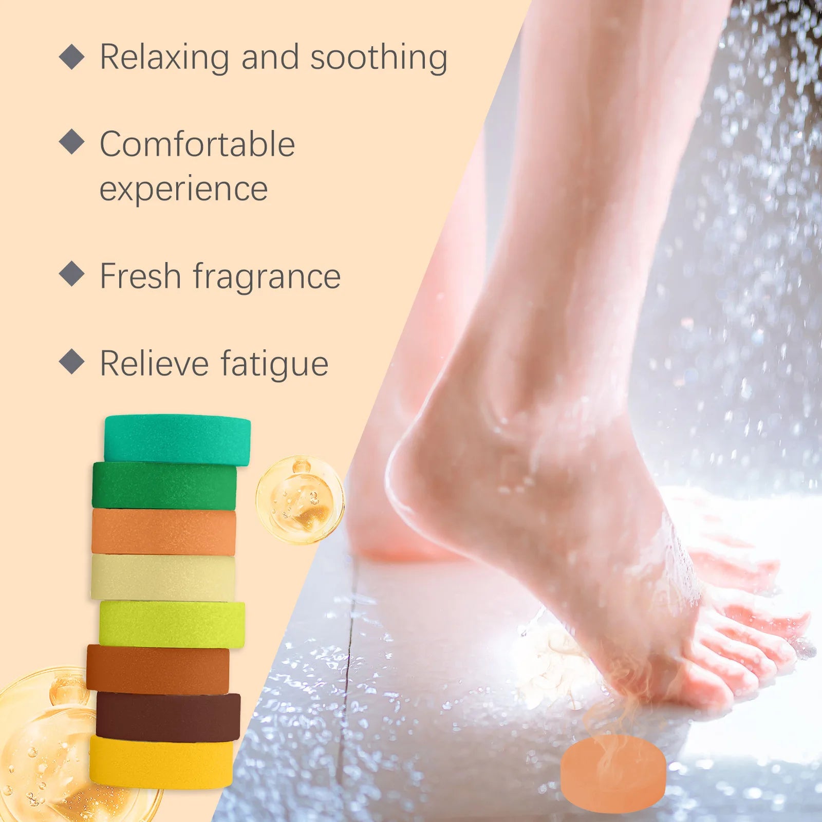 OceAura Aromatherapy Shower Steamers – Stress Relief, Sleep Aid & Deep Cleansing Shower Tablets, 240g