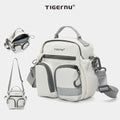 Tigernu Chain Accent Nylon Crossbody Satchel – Waterproof Commuter Shoulder Bag for Women