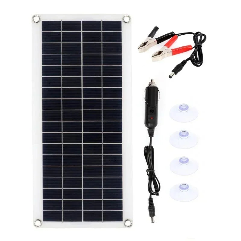 1000W Solar Panel 12V – 60A/100A Controller Solar Charge for RV Car Outdoor Battery Supply