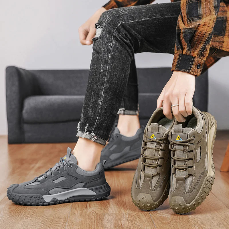 Men's Thick-Sole Anti-Slip Outdoor Platform Sport Shoes