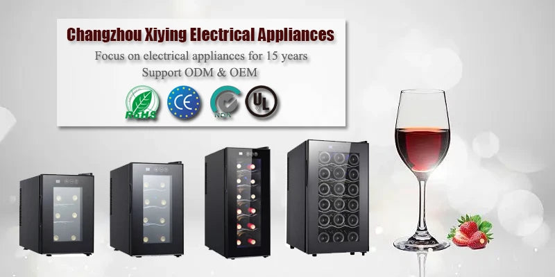 78L Freestanding Wine Cooler Fridge — 32-Bottle Stainless Steel Wine Cabinet for Household & Hotel Use