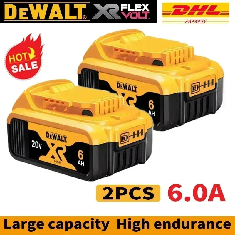 DeWALT 20V/60V MAX FlexVolt Battery – 6Ah & 9Ah Replacement for DCB606 DCB205 DCB206 Power Tools