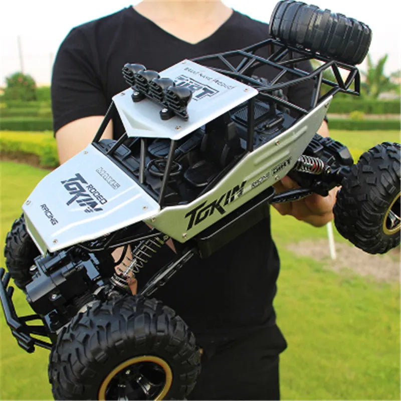 1:12 / 1:16 Scale 4WD RC Off-Road Buggy Truck with LED Lights – Remote Control Car for Boys