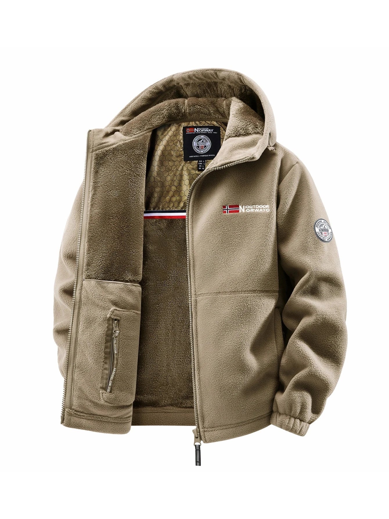Men's Hooded Outdoor Fashion Jacket — Casual Windbreaker & Streetwear Jacket