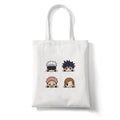 Jujutsu Kaisen Anime Canvas Tote Shopper Bag – Large Reusable Shoulder Bag for Women