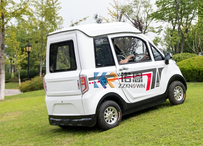 4-Wheel Electric Mini Car for Adults — Customizable Mobility Vehicle & Cargo Scooter