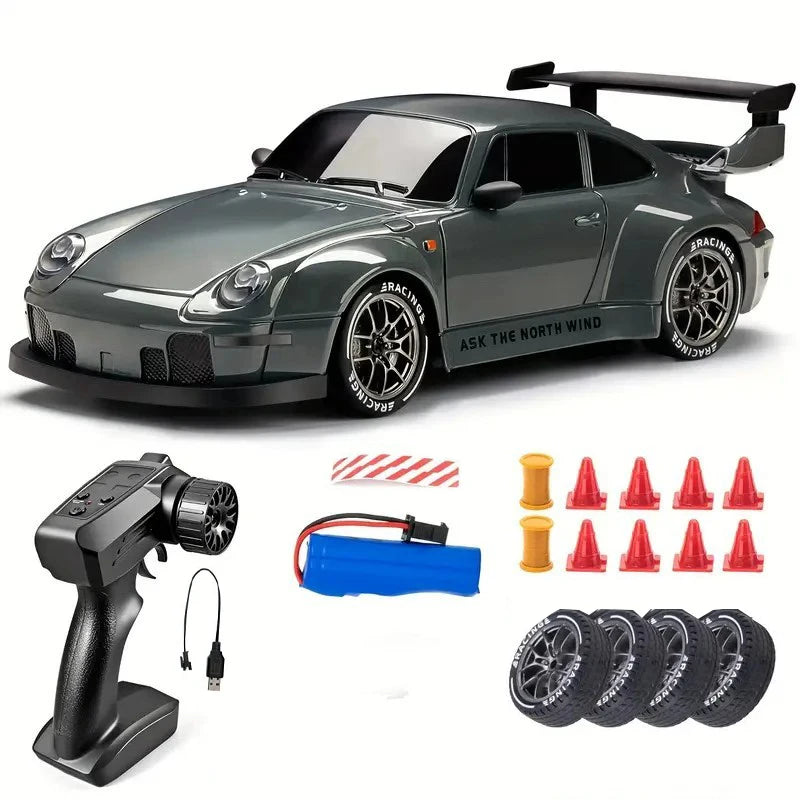 1:24 Scale 4WD RC Drift Car – High Speed Electric Racing Car for Kids & Adults