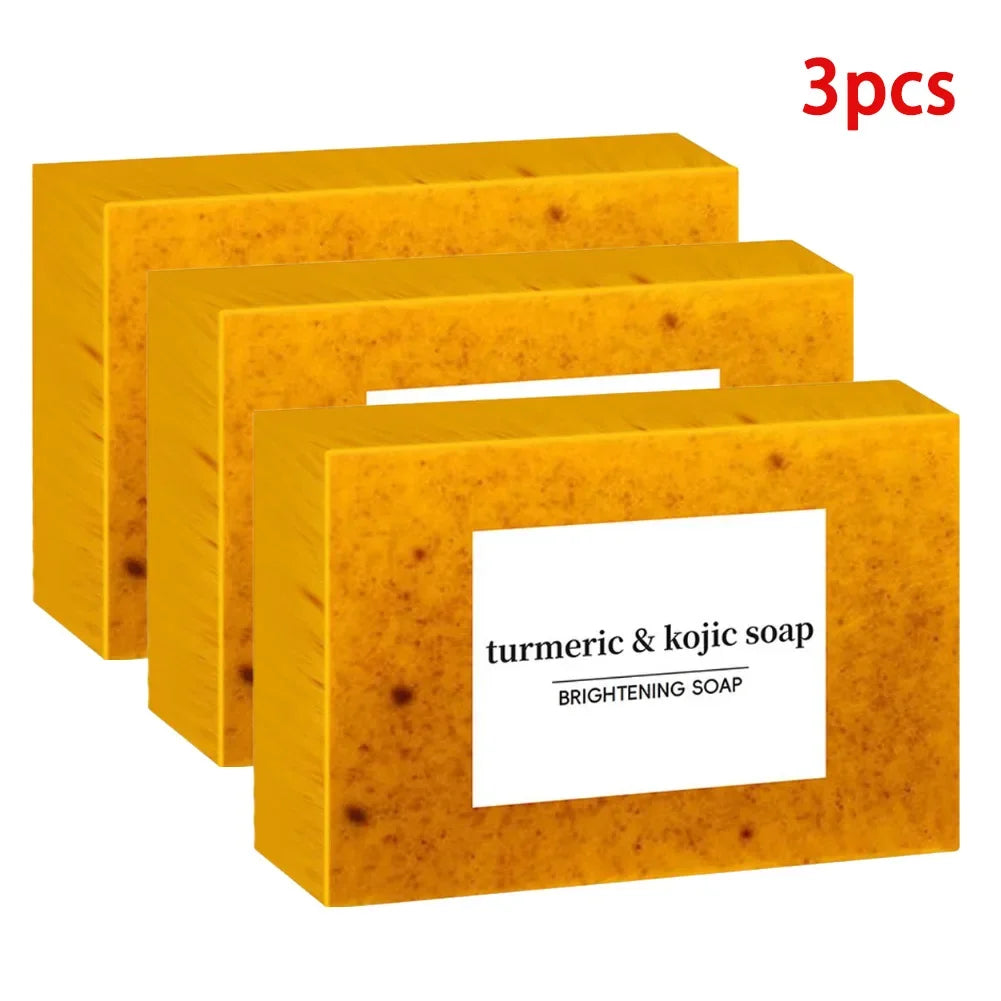 Turmeric Lemon Kojic Acid Soap Bar – Brightening, Dark Spot & Acne Facial & Body Soap