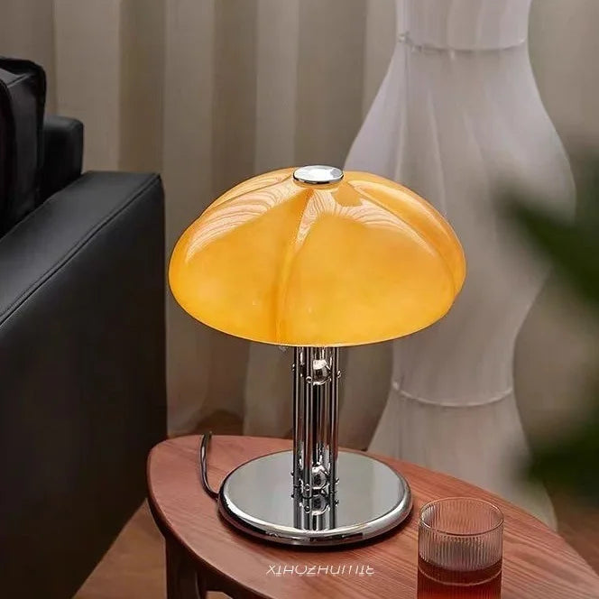 Mushroom Table Lamp – Warm White Button Control